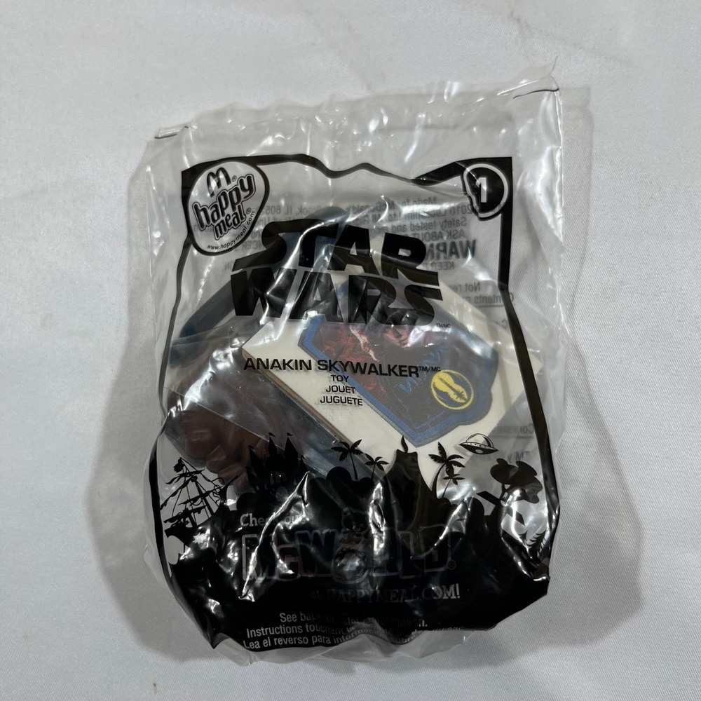 Anakin Skywalker Star Wars Clone Wars 2010 McDonald's Happy Meal Toy 1 NIP